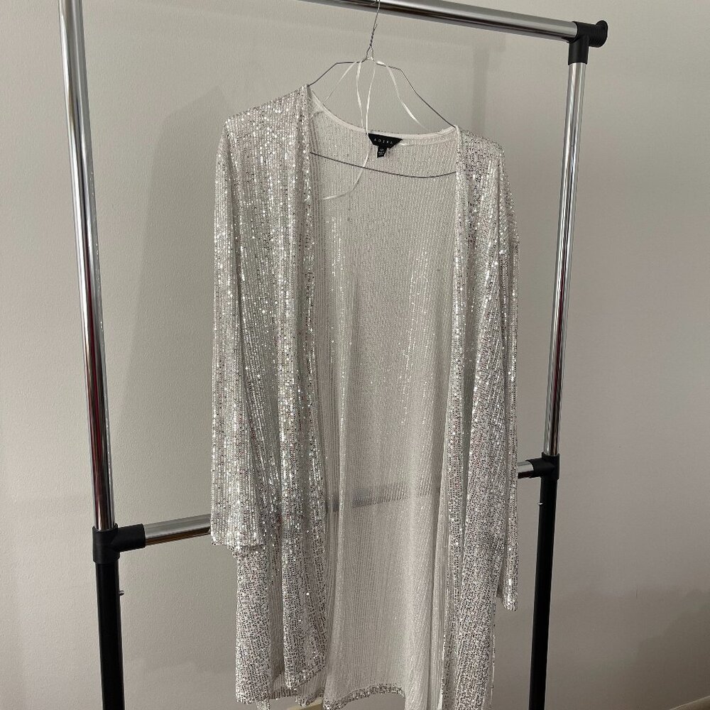 Silver Sequin Jacket
